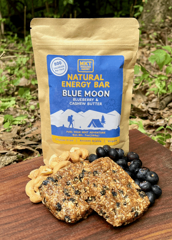Blue Moon Blueberry & Cashew Butter Energy Bar.