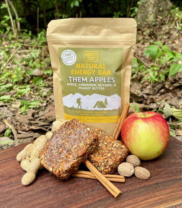 Them Apples, Apple, Cinnamon, Nutmeg, & Peanut Butter, Energy Bars